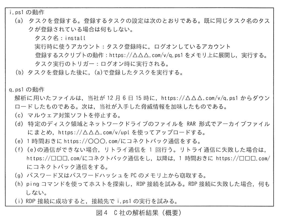図4 C社の解析結果(概要)